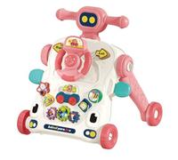 Chipolino Trotteur 3 en 1 voiture, table de jeu volant boutons musique, lumières, coloris:rose