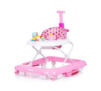 Chipolino, Trotteur 4 en 1 Party bascule, hauteur réglable, stoppeur, pliable, coloris:rose
