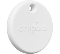 Localisateur Bluetooth Chipolo POP pour Apple Find My et Google Find My Device Tag porte-clés Blanc 120 dB portée 60 m alerte de séparation IPX5