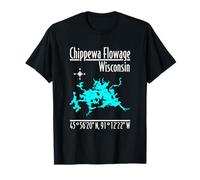 Chippewa Flowage moderne - Wisconsin T-Shirt