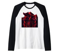 Chippewa Loup indien amérindien Manche Raglan