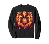 Chippewa Loup indien amérindien Sweatshirt
