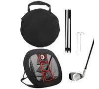 Chipping Net - Durable Nylon Pliable Golf Practice Net | Portable Backyard and Indoor Golf Training Target with Carry Bag, Easy Setup Chipping and Swing Practice Aid For Beginners, Kids, Teens