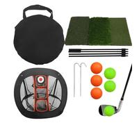 Chipping Net - Nylon Foldable with Storage Bag for Precision | Portable Mesh System with Frame, Target Accuracy Trainer for Hitting, Swing, Backyard and Beginners