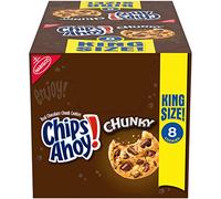 Chips Ahoy! Chunky, King Size, Cookies, 33.2 Ounce (Pack of 8)