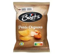 CHIPS BRETS ondulées saveur Chips Brets Petits Oignons ondulées saveur saveur - 125 g et Croquante ONDULÉES Idéales pour l'Apéritif 125 G LOT DE 4
