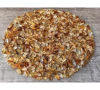 Chips de citrine - Mini pierres de citrine de couleur foncée, citrine écrasée non percée, citrine véritable semi-polie (1/4 lb)