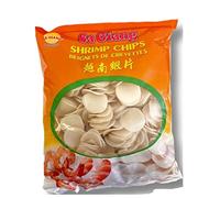 [ 2 x 1 kg ] SA GIANG Cracker, non cuit / Kroepoek # Y2 + un petit pendentif porte-bonheur gratuit