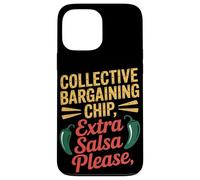 Chips de négociation collective Extra Salsa Please Fête du Travail Coque pour iPhone 13 Pro Max