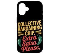 Chips de négociation collective Extra Salsa Please Fête du Travail Coque pour iPhone 16
