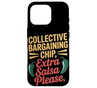 Chips de négociation collective Extra Salsa Please Fête du Travail Coque pour iPhone 16 Pro