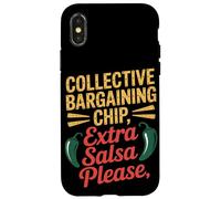 Chips de négociation collective Extra Salsa Please Fête du Travail Coque pour iPhone X/XS
