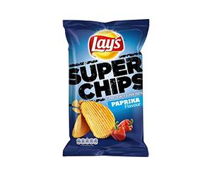 Chips de poivron | Lay's | Paprika Superchips | Poids total 215 grammes