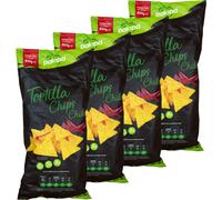 Chips de tortilla Palapa au goût de chili farine de maïs 450g pack de 4