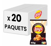 Chips Lay's saveur Barbecue 45g - 20 paquets