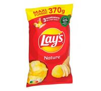 Chips Lay's saveur Nature 370g/Sachet 2 sachets