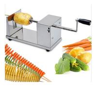 Chips Machine à Pomme De Terre Epluche Slicer Spiral Manuel Coupe Acier Inoxydable