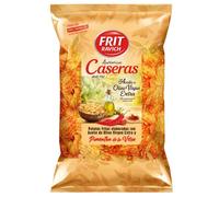 Chips ondulées au paprika de la Vera 160g x 11 - Snack croustillant salé, saveur fumée et épicée, texture épaisse, idéal pour apéritif et partage