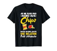Chips Patate Cadeau Humour Paquet de Chips Bouffe T-Shirt