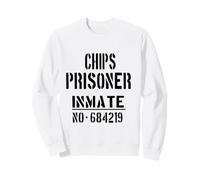 Chips Prisoner/Croustilles Halloween Party/Amoureux des Frites Sweatshirt