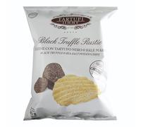 Chips Rustiques Truffe Noire et Sel Marin 45g | Lot de 6 | Produit en Italie
