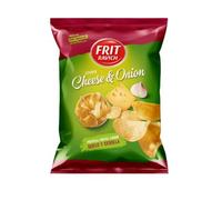 Chips saveur fromage et oignon 38g x 40 - Snack croustillant salé, goût savoureux et gourmand, format individuel idéal pour pauses et apéritifs