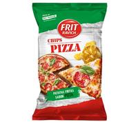 Chips saveur pizza 125g x 12 - Snack croustillant salé, goût gourmand aux notes de tomate et fromage, format généreux idéal pour apéritif et partage