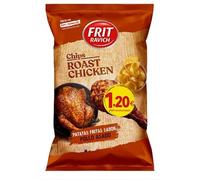 Chips saveur poulet 105g x 12 - Snack croustillant salé, goût savoureux et original, format pratique idéal pour apéritif et pauses gourmandes