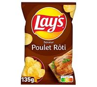 CHIPS SAVEUR POULET ROTI 135G, LAY'S, LOT DE 5