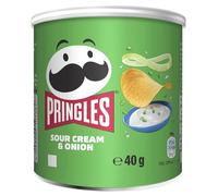 Pringles Chips Tuiles Crème et Oignon - 40 g - Pack de 12