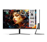 CHIQ 27F650R, Écran 27 Pouces, Moniteur IPS PC FHD (1920 x 1080), FreeSync + 100 Hz, Ultra-Mince, 99% sRVB, Haut-Parleur intégré de 3,5 W, HDMI, DP, VGA, Type-C, Montage VESA, 2024