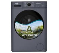 CHiQ Lave-linge hublot CW07123863AX 7 kg Classe A 1200 tr/min Lavage vapeur