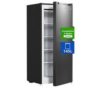 CHiQ Congélateur Armoire 145L Avec Hauteur 126cm Noir (FSD160D4E)