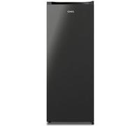 CHiQ Congélateur armoire CSD208D4E 177L, Congélation 4 étoiles, 39 dB, Design en acier noir, Pieds réglables, Porte réversible