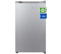 CHiQ JR63DSD Congélateur vertical 63 L, 4 étoiles, dégivrage manuel, porte réversible, compact 47 cm, silencieux 38 dB, finition argent, classe énergétique D