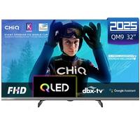 CHiQ L32QM9G 32 pouces (80 cm) FHD Smart Téléviseur , QLED, HDR10, Google TV Noir G