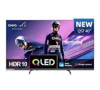 CHiQ L40QST 40 Pouces (101cm) Téléviseur QLED Pro Google TV - Design Métal sans Cadre, 90% DCI-P3, HDR10,FHD
