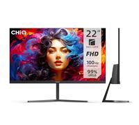 CHiQ Moniteur PC 22F650 22" FHD (1920 x 1080), 100 Hz + FreeSync, Design Ultra-Fin, 100% de la Gamme sRGB, HDMI, VGA, Montage VESA, Nouveau modèle 2024