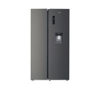 Chiq Réfrigérateur à Deux Portes Refroidi Par Air, Fss559nei42d, 559 Litres, Avec La Technologie Smart Inverter, En Acier Noir, Et Compact Pour Une Installation Facile