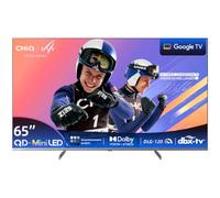 CHiQ Smart TV Connectée 65 Pouces 4K QLED Mini LED Google TV (M65QN9G) | Local Dimming, Dolby Vision & Atmos, MEMC , DLG 120Hz, HDR10, Assistant Google Intégré
