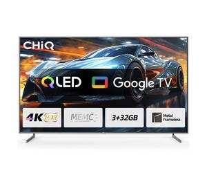 CHiQ U98F8TG TV 98 pouces QLED 4K, 144 Hz, Smart TV Google, TV Gaming