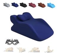 Chiro Monk Couple Pillow, Chiromonk Weet Spot Pillow, 27° Angle Perfect Position, Couples Deep Position Support Pillow For Couples For Easier And Painless Love (Dark Blue)