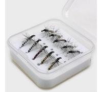 Chironomid Lot de 10 leurres moucherons pour la pêche à la truite d'eau douce avec mimétisme naturel et hameçon fiable (16#)