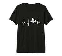 Chiropracteur Battement de cœur Ostéopathe Cardiogramme T-Shirt Haut de Gamme