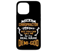 Chiropracteur Demi-Dieu - Dicton drôle de chiropracteur Coque pour iPhone 13 Pro Max