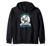 Chirping are You Serious Bird Lover Ornithologie Kookaburra Sweat à Capuche