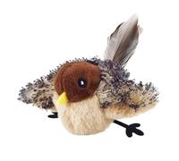 Chirping Bird Cat Toy, Touch Activated Cat Toy, Interactive Cat Exercise Toy, Cat Toy with Sound & Feather, Automatic Cat Toy for Indoor Play Helps Relieve Boredom and Stress for Pet Cats