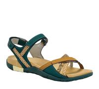 CHIRUCA Sandales pour femme Valencia 14 Petrole Camel, Camel pétrole, 36 EU