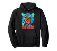Chirurgie à cœur Ouvert Brave Little Heart Warrior Fun Kids Sweat à Capuche