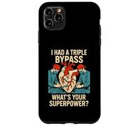 Chirurgie Cardiaque J'Ai survécu à Triple Bypass Fun Mens Superpower Coque pour iPhone 11 Pro Max